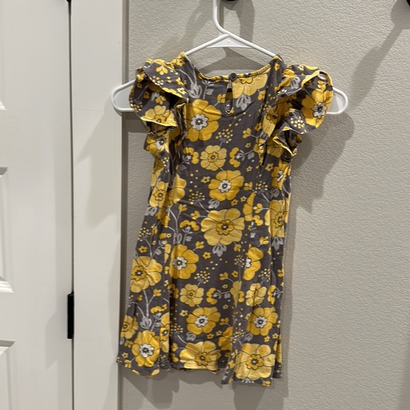 EUC Girls Gymboree Store Flower Floral Flutter Ruffle Sleeve Dress Size 6 - Picture 10 of 10
